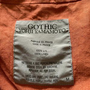 Yohji Yamamoto Gothic Linen Jacket Size M